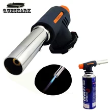 Queshark Outdoor Butane Burn Blower Welding Family Seaside Camping BBQ Brazing gas Torch lighter Flame gun