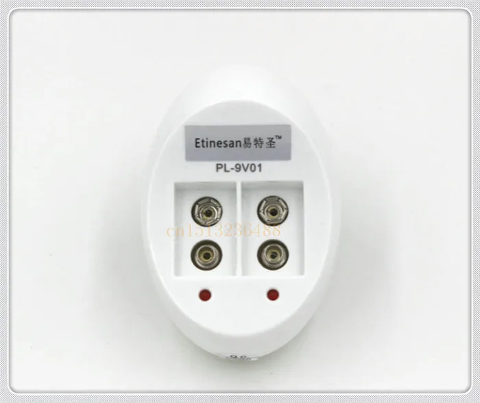 4 шт./лот Etinesan Super 900 мАч 9 В литиевая аккумуляторная батарея вольт + 2 слота в