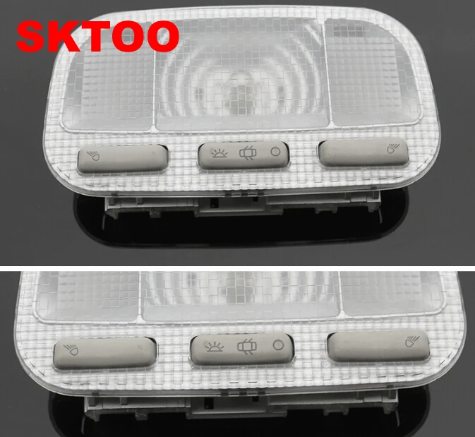 

SKTOO для Peugeot 307 308 408 Citroen C5 чтение светлый купол Внутреннее освещение лампа для салона