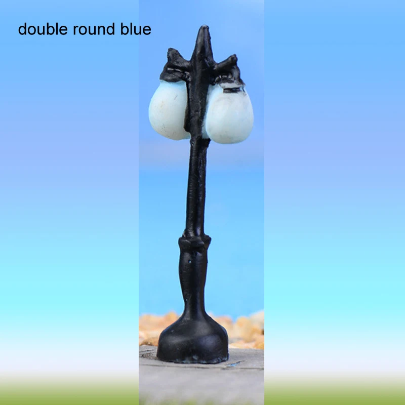 Искусственная башня для бассейна, миниатюрные фигурки, миниатюрный домашний декор, 1 шт., винтажный Сказочный Сад - Цвет: double round blue