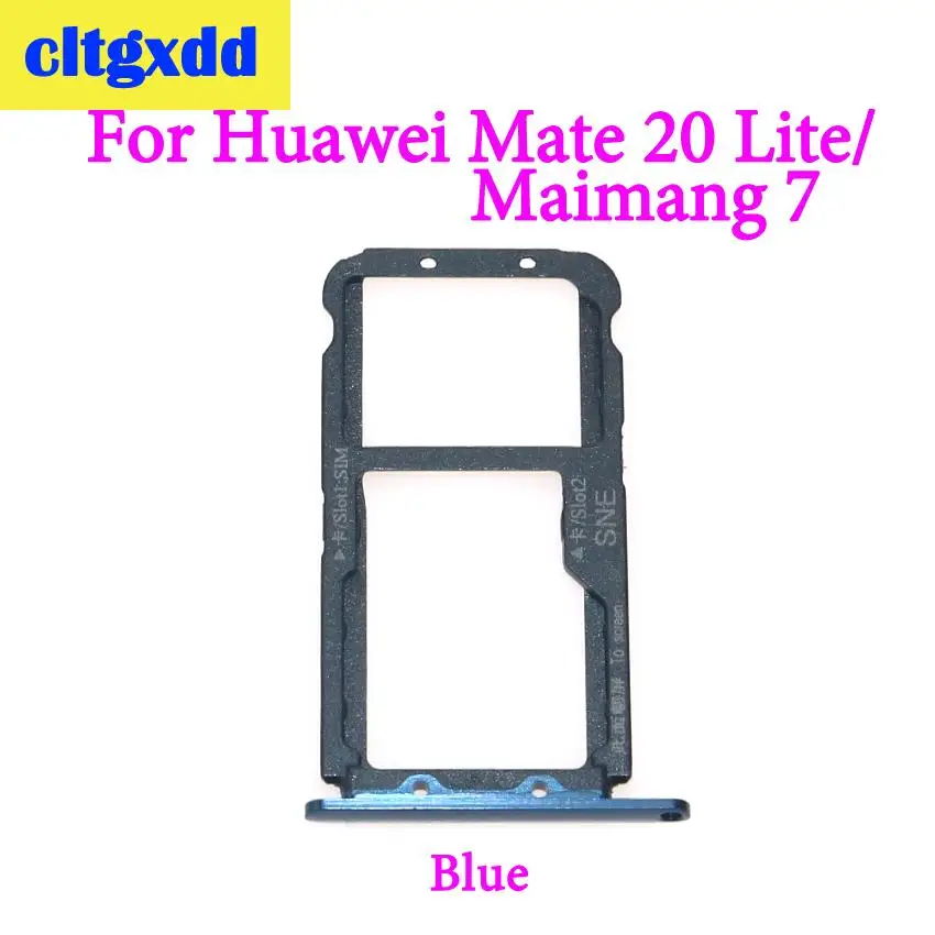 Cltgxdd для huawei mate 20 lite/Maimang 7 для mate 20 Pro Micro Sim держатель для карт сменный слот-лоток Адаптеры