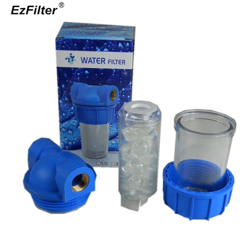 

Pipeline Filter Washing Machine Filter Dishwasher Anti Scale Limescale Reducer Water Softener Filter 1/2" Copper port