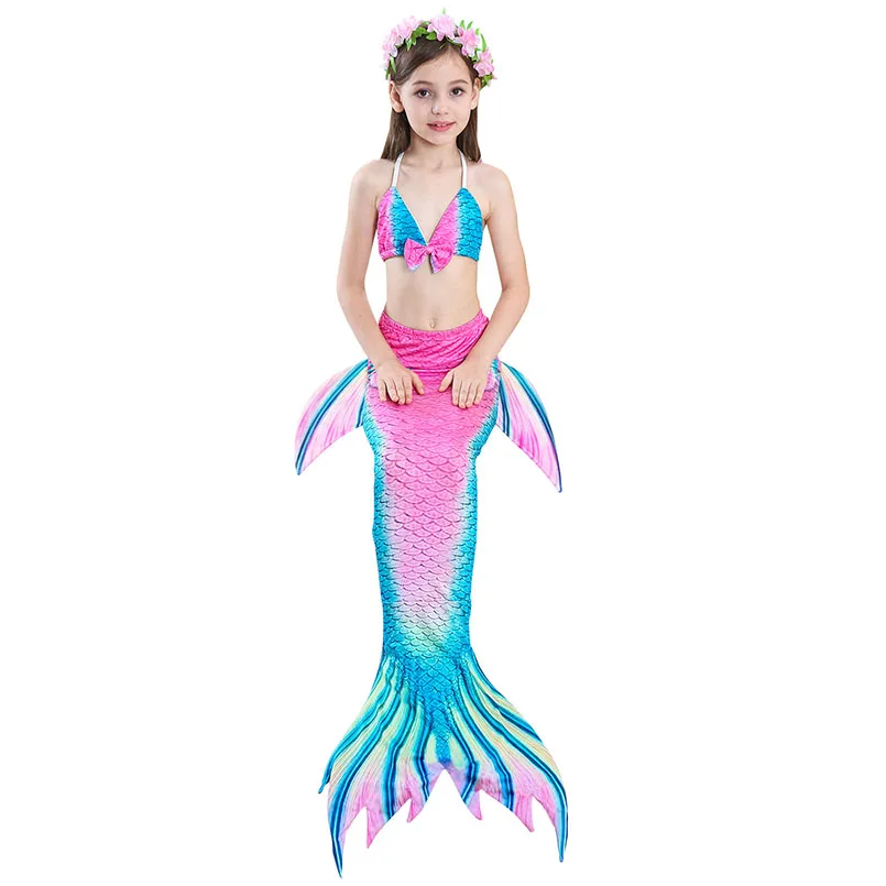 girls mermaid tail swimwear 3-3
