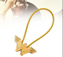 2017 Movie Justice League Wonder Woman LOGO Diana Prince Cosplay Metal Keychain Anime Key Chain Moive Pendant Key Chain