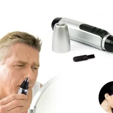 Микро прецизионный триммер для носа, ушей Триммер для удаления волос персональный Электрический встроенный светодиодный свет для удаления волос H7JP