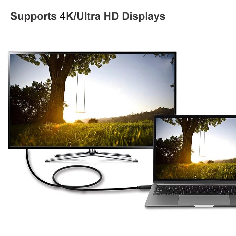 Кабель адаптер USB C HDMI видеовыход 4k для Huawei Mate 20 p20 p30/pro 2018 новый ipad pro проектор