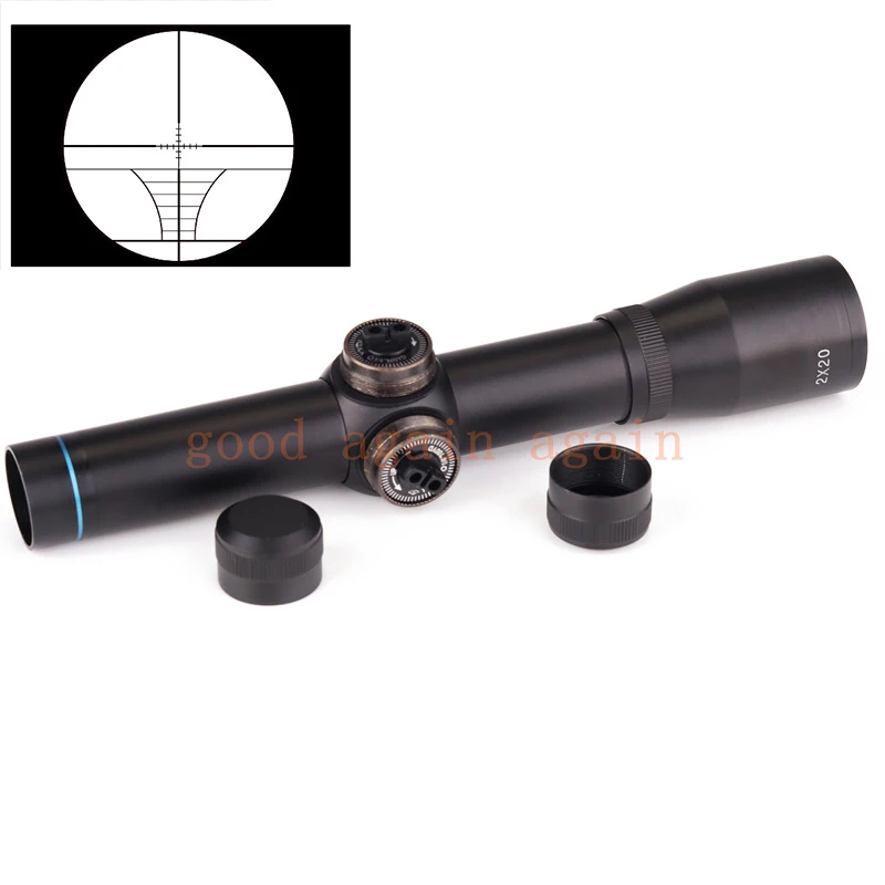 

Mounts Hunting 2X20 Air Gun Optics Scope Rifle None-Illumination Telescopic Scope Riflescope With Flip-up Cover For Hunting