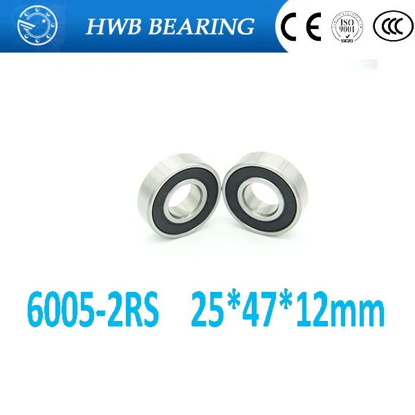 6005RS 6005 2RS глубокий шаровой подшипник 25x47x12mm|bearing bearing|bearing groovebearing ball |