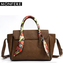 

Monfere 2017 Fashion PU Vintage Trapeze Bag Women's England Style Messenger Bag