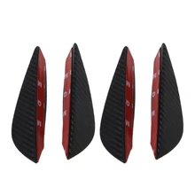 4x Universal Fit Front Bumper Lip Splitter Fins Body Spoiler for car stickers
