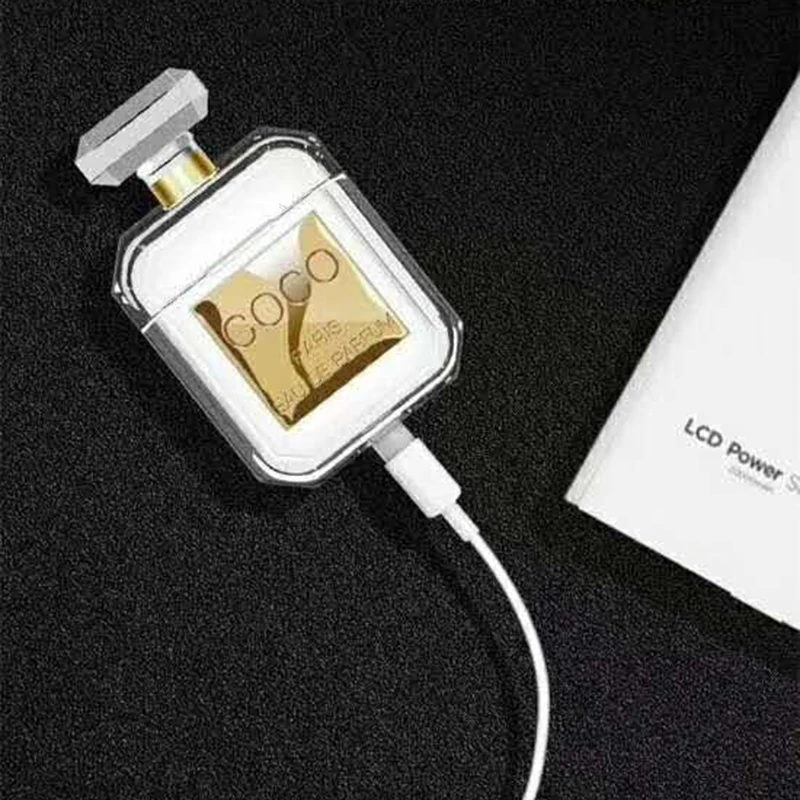Fashion Perfume bottle Silicone Case For Airpods Earphone protective cover Bluetooth Wireless Earphone Charging Box case bags  (11)