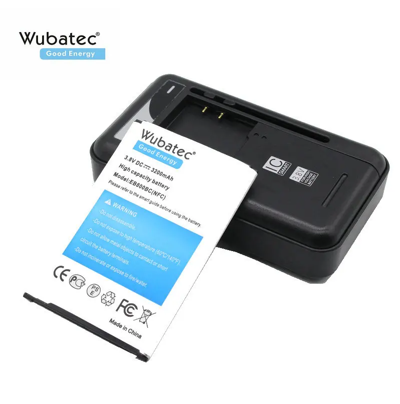 Wubatec 1x3200 мАч B800BC NFC Сменный аккумулятор + зарядное устройство для Samsung Galaxy Note3 Note 3
