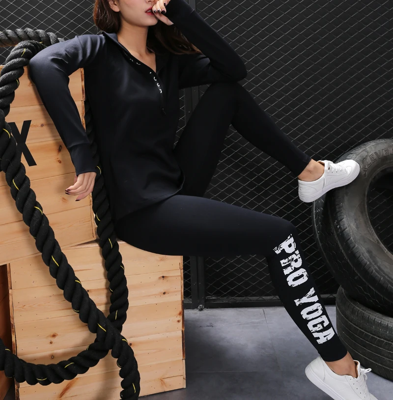 high quality women Sportswear suit T Shirts&leggings running Fitness