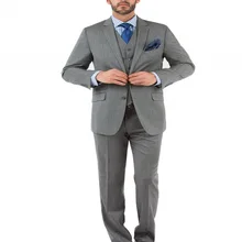 Уорд Bone принадлежит Grey Modern Fit костюм новое поступление Костюмы для жениха best Человек смокинги официальная Вечеринка Для мужчин костюмы комплект из 3 предметов индивидуальный заказ