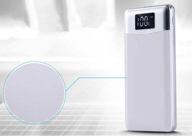 2018 Hot Sale 30000mah Power Bank External Battery LCD Portable Mobile Phone Charger for Iphone Xiaomi MI Fast Charger