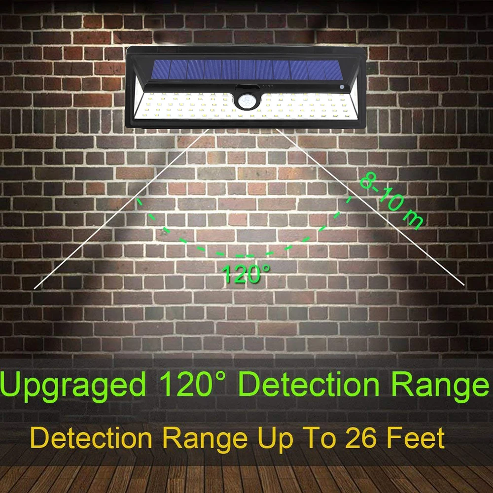 90 leds solar light outdoor waterproof lighting for garden