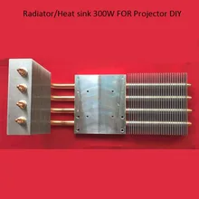 1 piece HD 1080p 1080*1920 LED projector/projection diy kit copper tubular radiator/heat sink 300W for home cinema diy