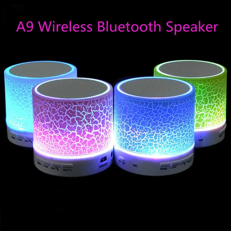 Mesuvida A9 Portable Mini Bluetooth LED Speakers Wireless Computer
