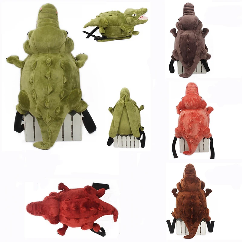 

Animal Plush Backpack Cartoon School Crocodile Shoulder Bag Kid Plush Dolls Plush Soft Baby Toys Kids Birthday Gift Mini Bags