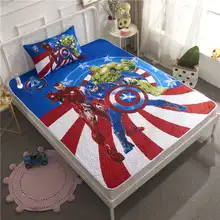 Комплект постельного белья с принтом «мстители», «Капитан Америка», покрывало, покрывало для детей, украшение для спальни, наволочка для де...(China)