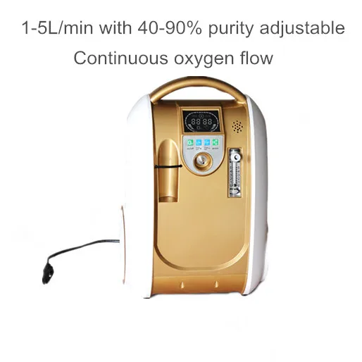 

COXTOD Air Purifier Portabl Oxygen Concentrator Oxygen Machine Generator Adjustable Home AC110V/220V Oxygen Making Machine