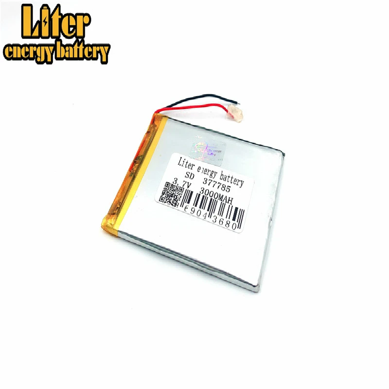 3,7 v 3000mah 377785 357585 408085 литий-полимерный планшетный аккумулятор с платой для планшетных ПК