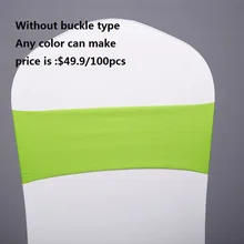 100 шт. стул широкие пояса-кушаки спандекс стрейч лайкра чехлы для стульев банты с пластиковым кольцом для свадеб