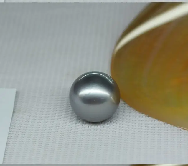

FREE SHIPPING>>>@@ 9MM SOUTH SEA GENUINE PERFECT ROUND SILVER GRAY GREEN LOOSE PEARL UNDRILLED