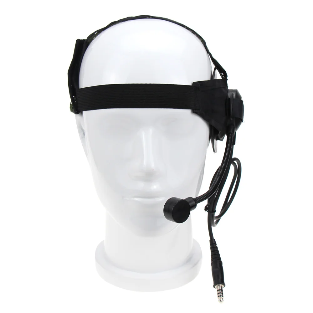 

2 Pin PTT Tactical Bowman Elite II Headset with U94 Style Mic for Midland Walkie Talkie G6 G7 GXT550 GXT650 LXT80 LXT112 LXT435