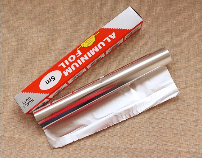 1pc 5*0.3m Barbecue Tinfoil Baking Paper Food Aluminum Foil Thick