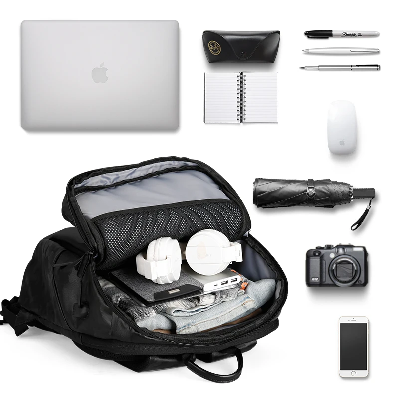 Mark Ryden recarga USB hombre Mochila de gran capacidad para computadora portátil de 15,6 pulgadas hombre chico de la bolsa de viaje Mochila Mark Ryden recarga USB hombre Mochila de gran capacidad para computadora portátil de 15,6 pulgadas hombre chico de la bolsa de viaje Mochila