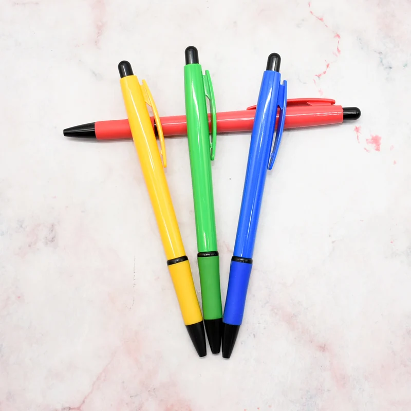 

5Pcs student stationery 0.7 mm press ballpoint pen quality 5 color optional writing ball pen