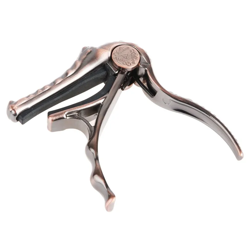 Alice A007G-PB Crocodile Head Shape Folk Acoustic Guitar Quick Tuning Change Tune Capo Bronze Color Brand New capotraste | Спорт и