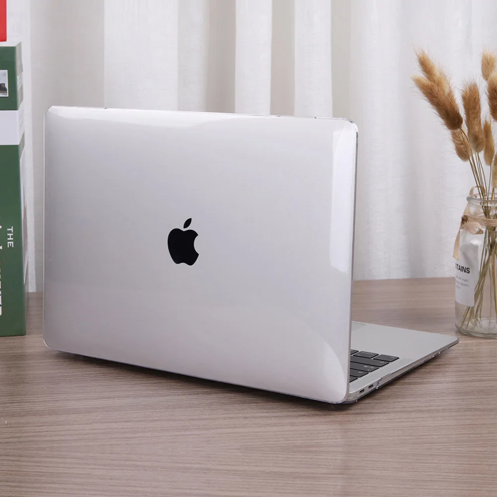 Чехол для ноутбука с цветами для Apple MacBook Air 11 12 13 15 16 дюймов Сенсорная панель A2141 A2159 A1932 мягкий пластиковый жесткий чехол - Цвет: Clear