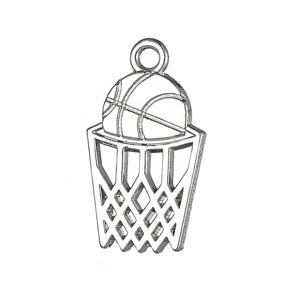

Popular street basket ball accessories basketball net combination of metal hollow pendants can be customized wholesale
