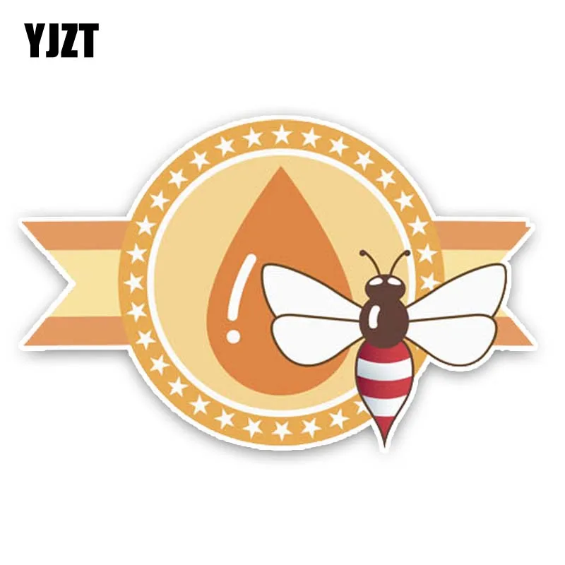 YJZT 13 8 см * 9 HoneyBee Lcon рисунки из мультфильма ПВХ наклейка автомобиля стикер 12-300811 |