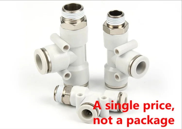 

PD4-01 PD6-01 PD8-01 PneumaticT type Side three pass Quick Fittings