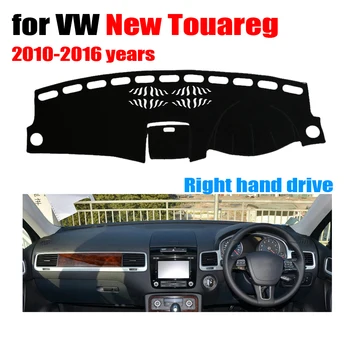 

Car dashboard covers mat for VOLKSWAGEN VW New Touareg 2010-2016 Right hand drive dashmat pad dash cover dashboard accessories