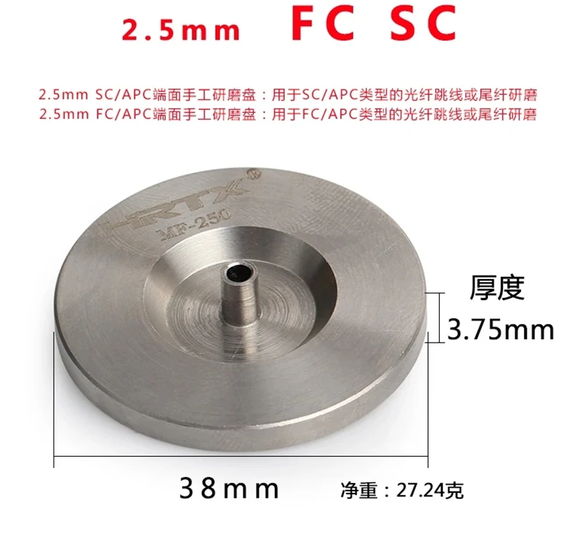 HRTX волоконно-оптическая ручная Полировочная пластина FC SC LC SC/APC LC/APC SMA905 ручной работы ftth patchcord Полировочный диск, ELINK