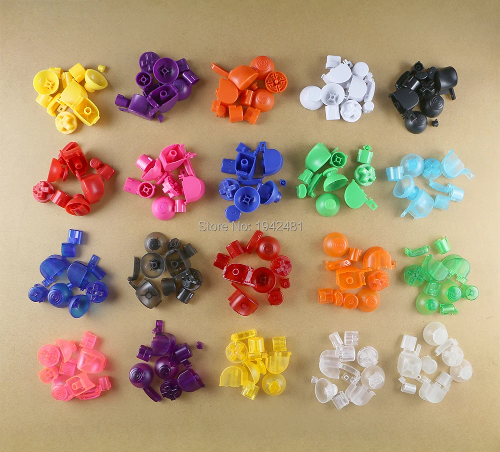 

Analog Stick Cap Buttons Keypads Y X A B Z Buttons for Nintend Gamecube NGC controller Joystick Thumbstick