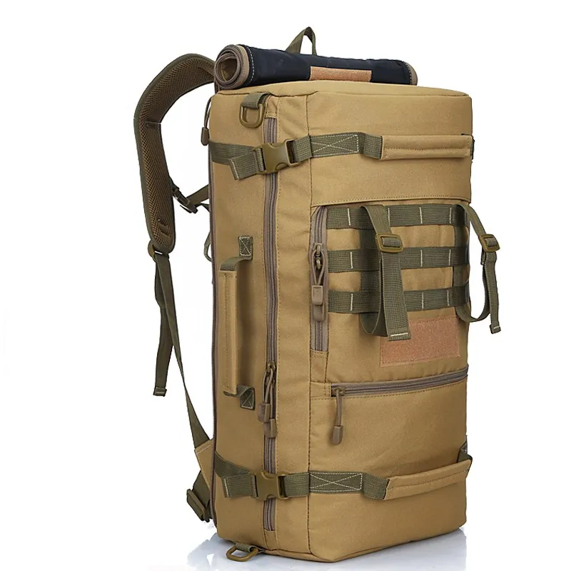 

50L Tactical Bag Waterproof Military Backpack Women Men Hiking Rucksack 900D Nylon Sports Bag Climbing Travel Backpack