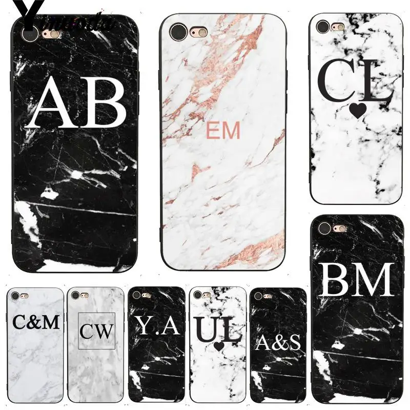 iphone 8 case marble initials iphone 8 case marble initials