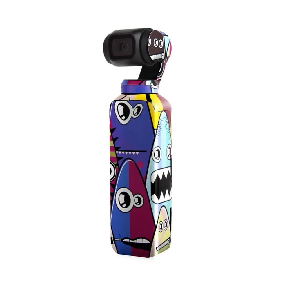 TZ437-08Waterproof Stickers For DJI OSMO Pocket Handheld Gimbal ColorfulCamouflage Decals 3M Scotchcal Film Skin Stickers Accessories
