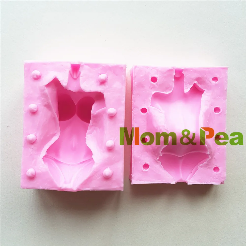Mom & Pea MPA1657 женская форма для тела силиконовая украшения торта помадка 3D пищевая