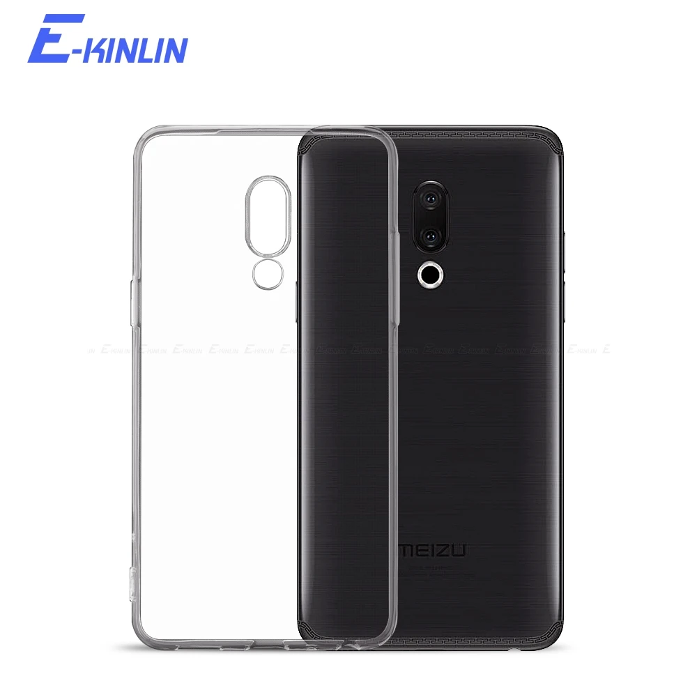 Прозрачный мягкий чехол для Meizu 17 16X16T 16th 16S 16Xs 15 Lite X8 Pro 6 7 Plus M8 M5c M5s M6T M6s M6 Note 8 9 TPU