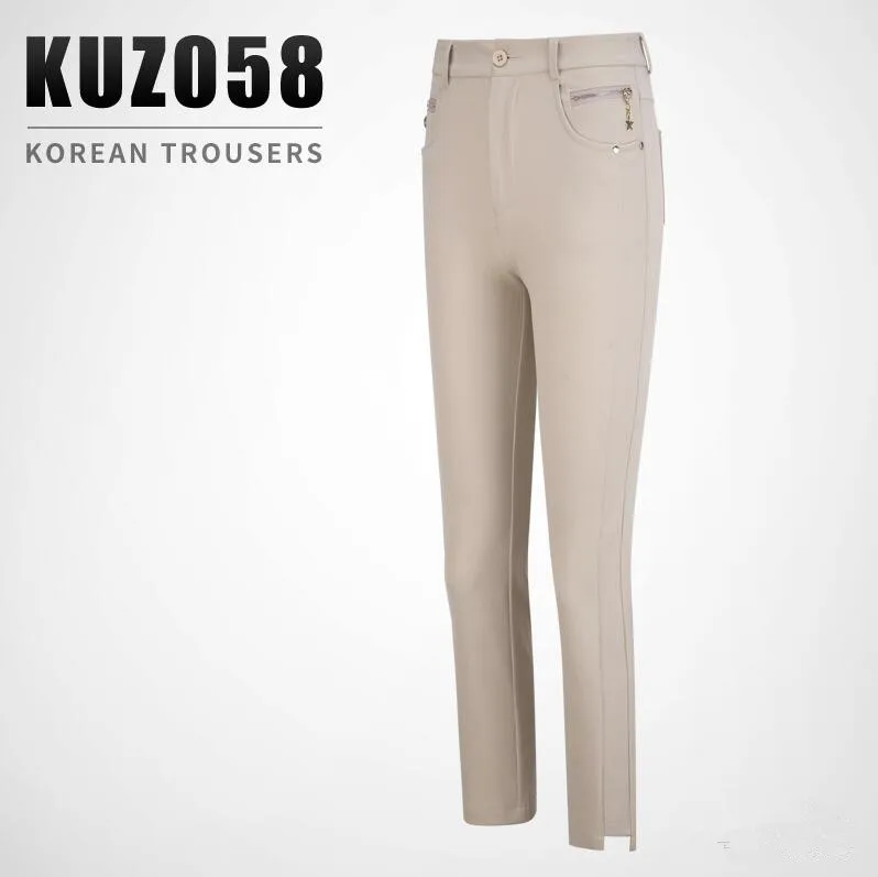 2019 New golf sportswear apparel Women's breathable quick dry golf pants ladies summer elasticity Slim golf Sports capris pants 2019 New golf sportswear apparel Women's breathable quick dry golf pants ladies summer elasticity Slim golf Sports capris pants
