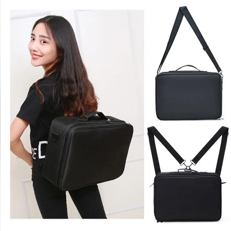 Makeup Bag Organizer Makeup Box Makeup Bags Travel Korea Suitcase Cosmetic Pouch Handle Bag Small Brushes Case Professional