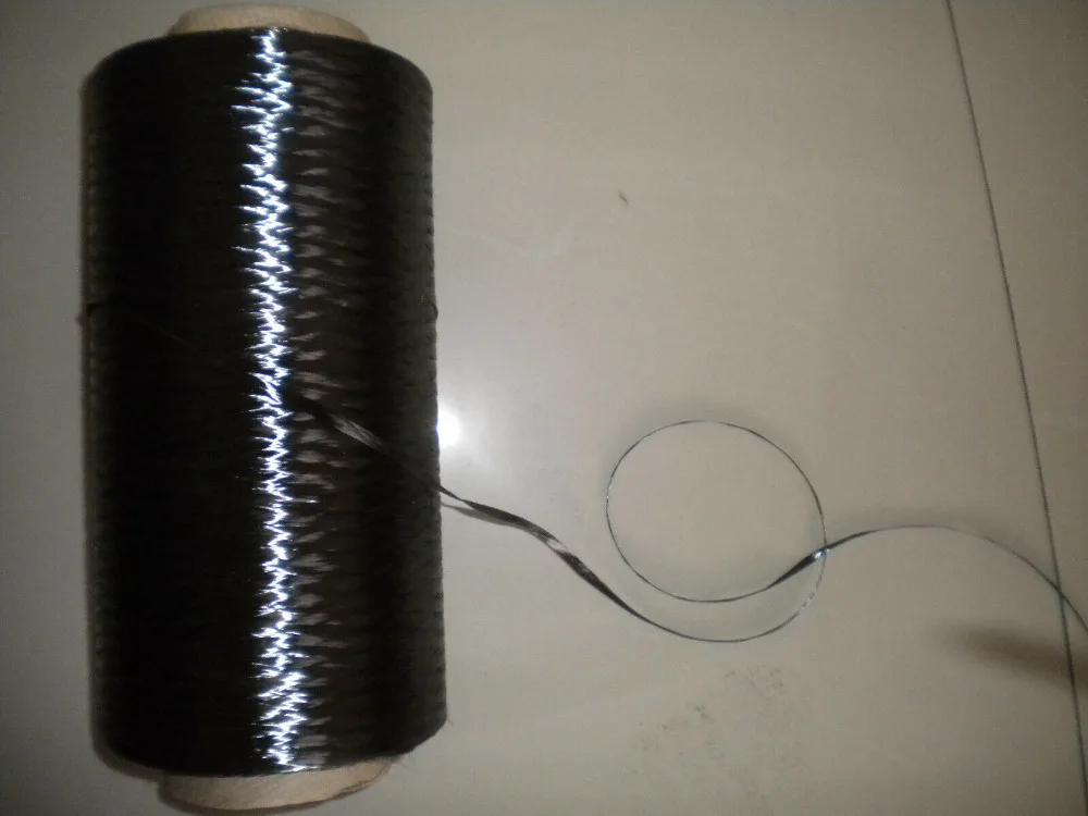 

6K Carbon Fiber Tow Filament Yarn Thread Tape 3530MPa 230GPa 50M Length