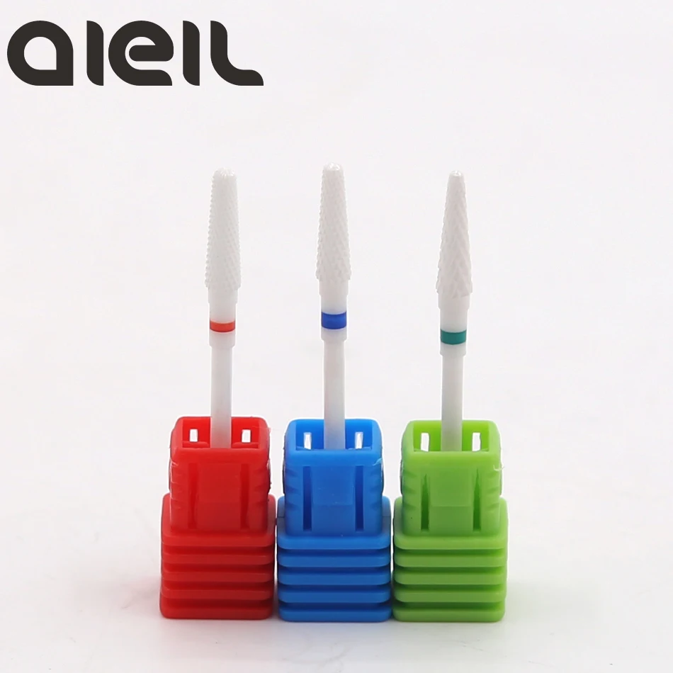 

Ceramic Nail Drill Bits Cutters For Manicure Machine Nozzle for Ceramic Milling Cutters For Manicure Electric Nail Drill Machine