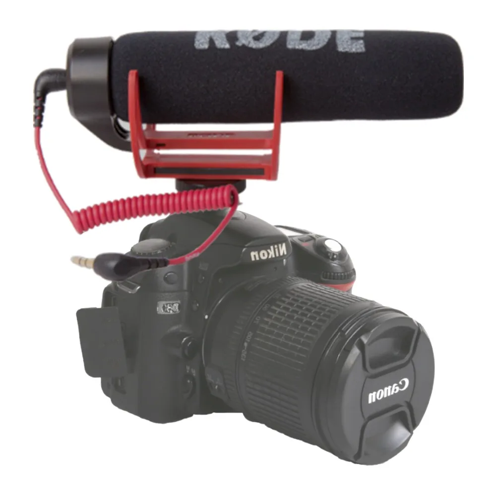  Orsda Ro de VideoMicro GO On-Camera Microphone for Canon Nikon Lumix Sony Smartphones Free Windshei